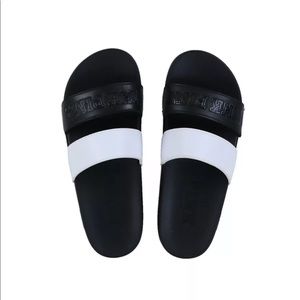 Victoria’s Secret Pink Black & White Double Straps